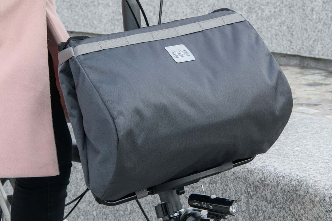 Brompton Borough Basket Bag Large - Grey